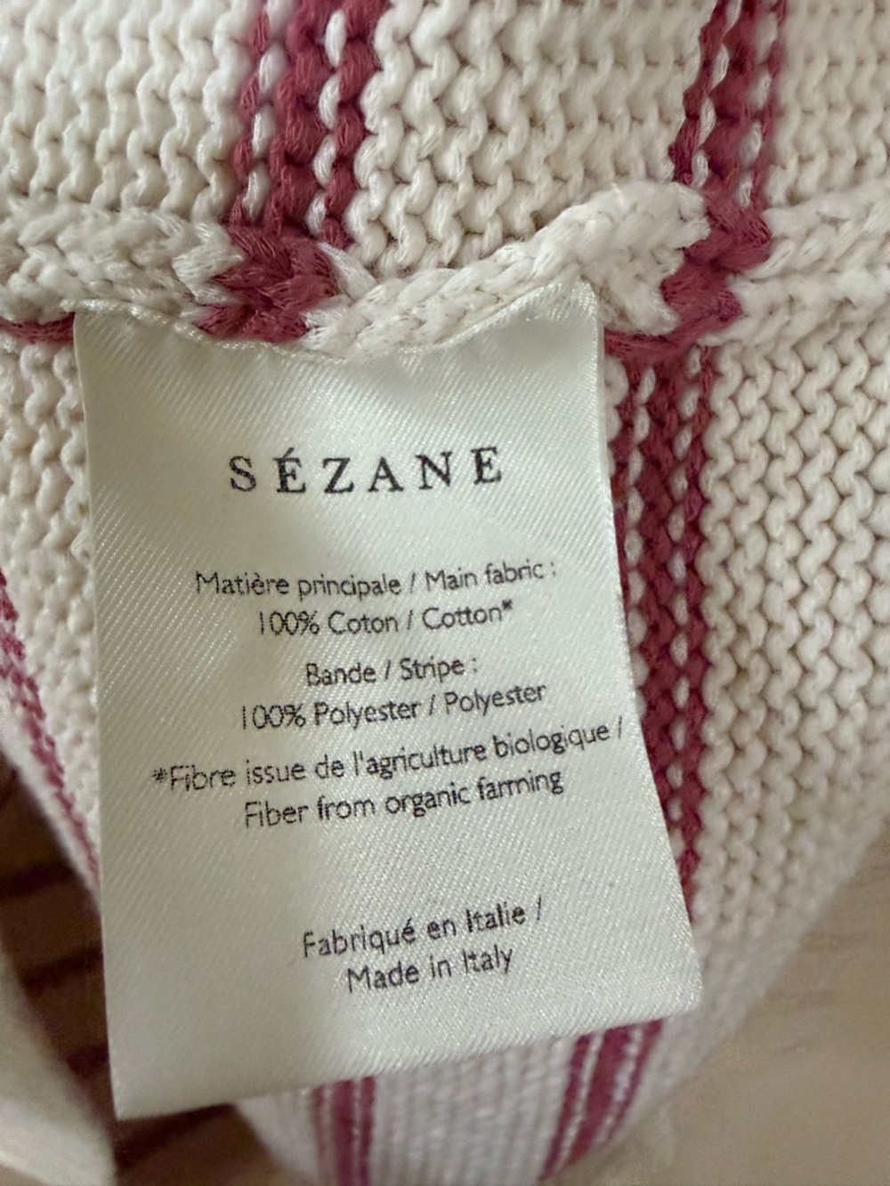 Rare sezane leontine jumper rosewood - Picture 5 of 8